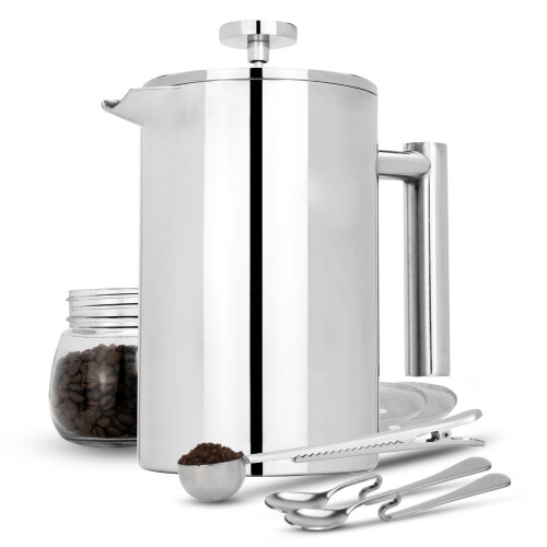 French Press Cafetiere Set 1500ml | M&W