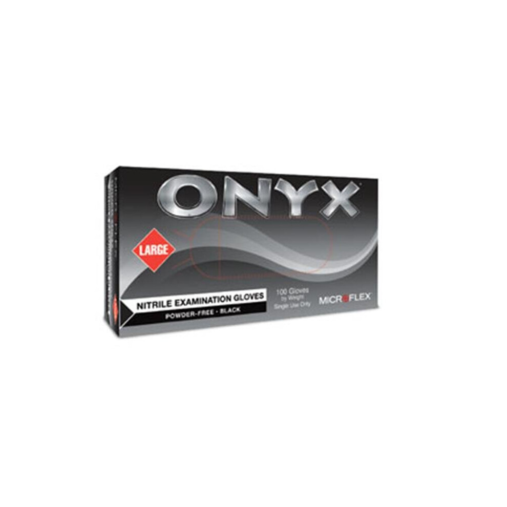 Microflex Mfx-N643 Lh Nitrile Glove Black Onyx 068343854643