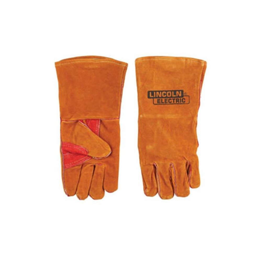 Photos - Safety Equipment Lincoln Electric LEW-KH642 Red Deluxe Gloves Red LEW-KH642 