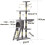 Cat Tree Kitten Scratching Post Climbing Cat Tower Cat Bed Activity Centre 7