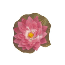 Bermuda Pink Floating Lily Pond Decoration