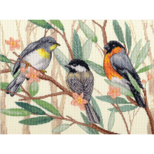 Kit de point de croix - DIMENSIONS - DIM70-35402 - Dessin 30,4x22,8 cm - Toile Aïda 14ct ivoire - 29 couleurs