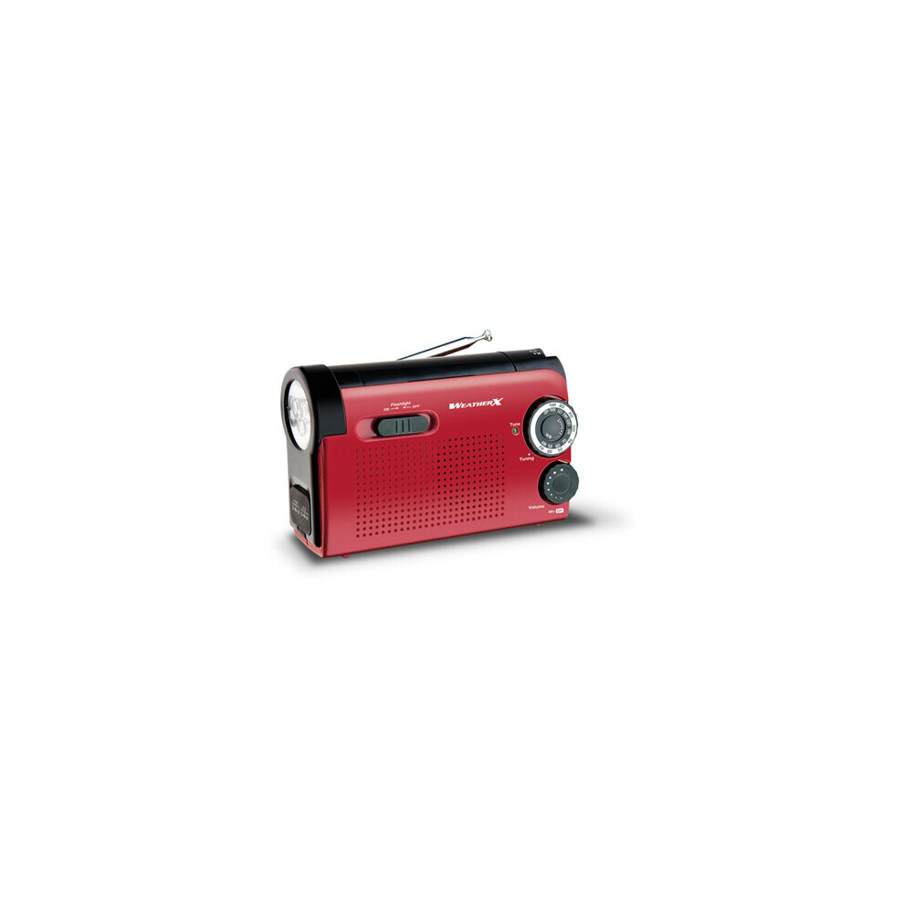 Weather Radio & LED Flashlight, AM//FM -WR182R