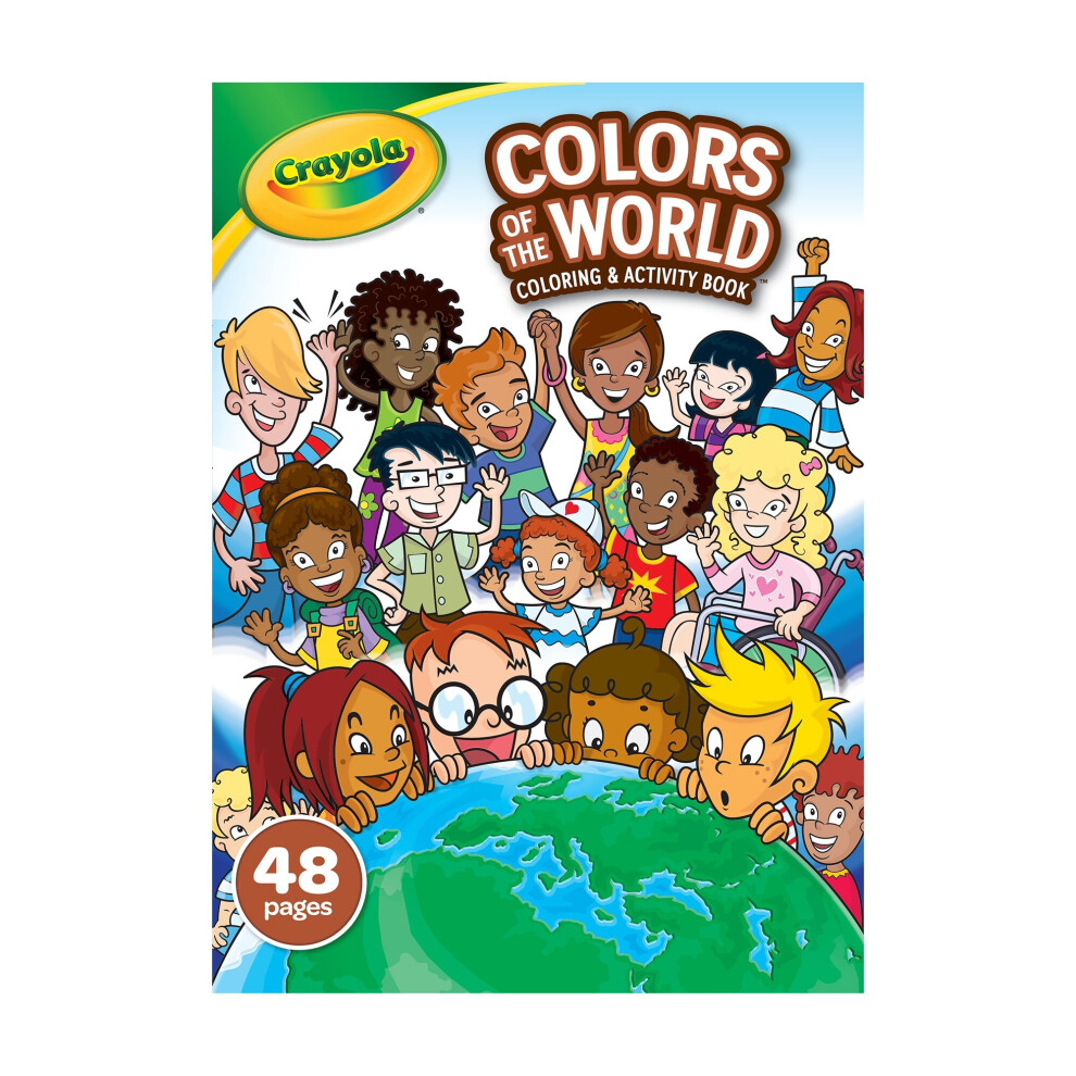 12 Pack Crayola Colors Of The World Coloring Book-48 Pages -040717