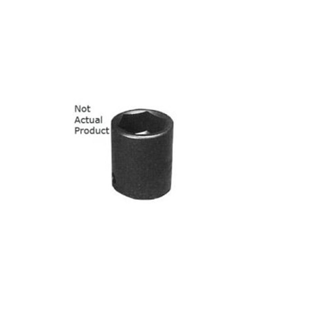 K Tool International Kti-35126 1 In. Drive Short 6 Point Impact Socket, 0.81 In. 769622351265