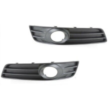 Audi A3 2008-2012 Front Bumper Fog Grille Pair Left & Right With Hole Standard