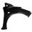 Mazda 2 2007-2010 Front Wing Driver Side With Sill Moulding Hole 1
