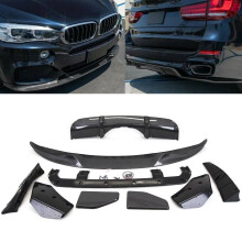 BMW X5 F15 M Performance Style Aero Body Kit Front Lip Rear Diffuser Carbon Look