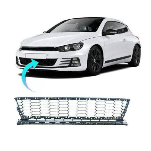 VW Scirocco 2014-2017 Front Lower Centre Bumper Grille Honeycomb
