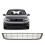 VW Golf Mk6 2009-2012 Front Lower Centre Bumper Grille Black 1