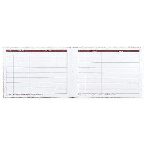 Pukka Pad Bloom Visitors Book in Cream 2