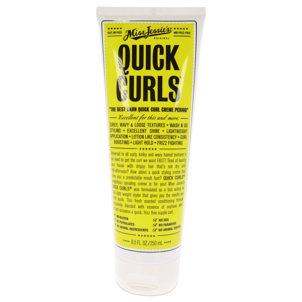 Miss Jessies Cream Quick Curls For Unisex 8.5 Oz
