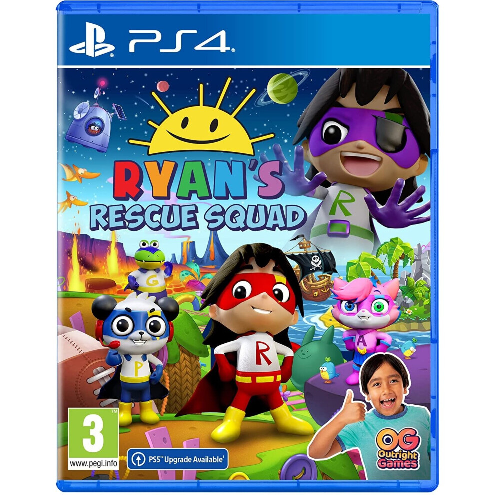 Playstation Ryan's Rescue Squad | Sony 4 Ps4 | Video Game