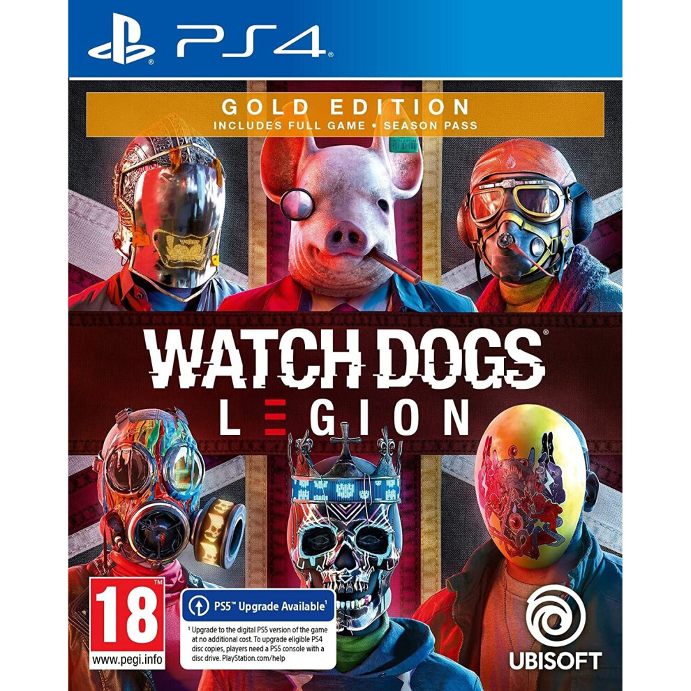 Watch Dogs: Legion - Gold Edition | Sony PlayStation 4 PS4 | Video Game