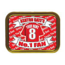 Personalised Bristol City Football Shirt Tobacco Tin & Products Gift