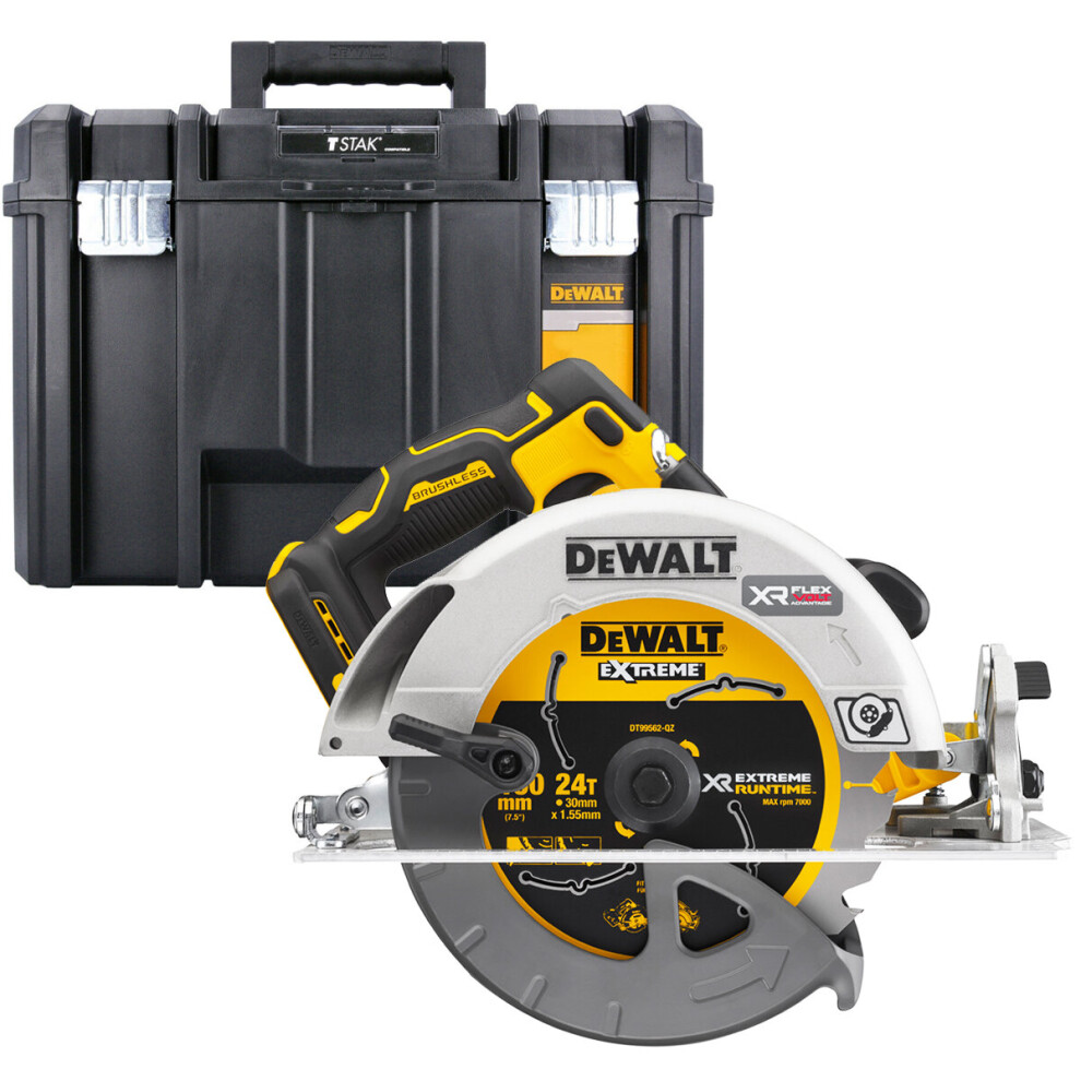 DeWalt DCS573NT 18v XR Brushless FlexVolt Advantage 190mm Circular Saw With Case