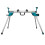 Makita Makita DEBWST06 Extendable Foldable Adjustable Wheeled Universal Mitre Saw Stand 1