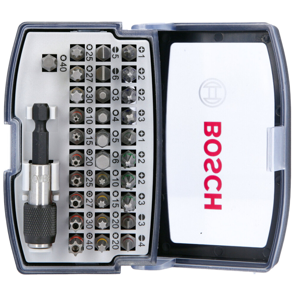 Bosch 2607017319 Professional Screwdriver Bit Set In Case (32 Piece)