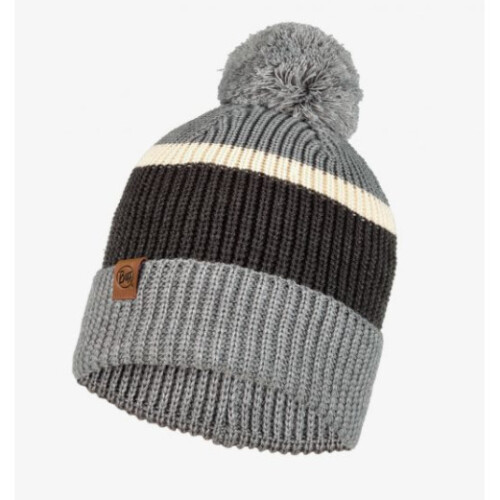 Buff BUFF Knitted Beanie Elon - Ash Grey - One size