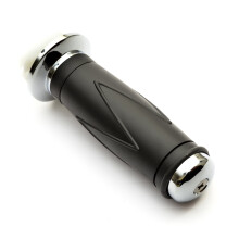 Twist Throttle Grip Cable Handle 49cc 50cc 125cc Chinese Scooter Black Chrome