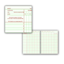 Hammond & Stephens 1473681 8 Subject 35 Student 0.9 Week Class Record Book, 9.25 x 12.25 in., Hard Cover
