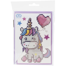 Diamond Dotz Diamond Art Greeting Card Kit 5"X7"-Welcome Baby DDG006