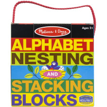 Alfabet nest- en stapelblokken - MD2782