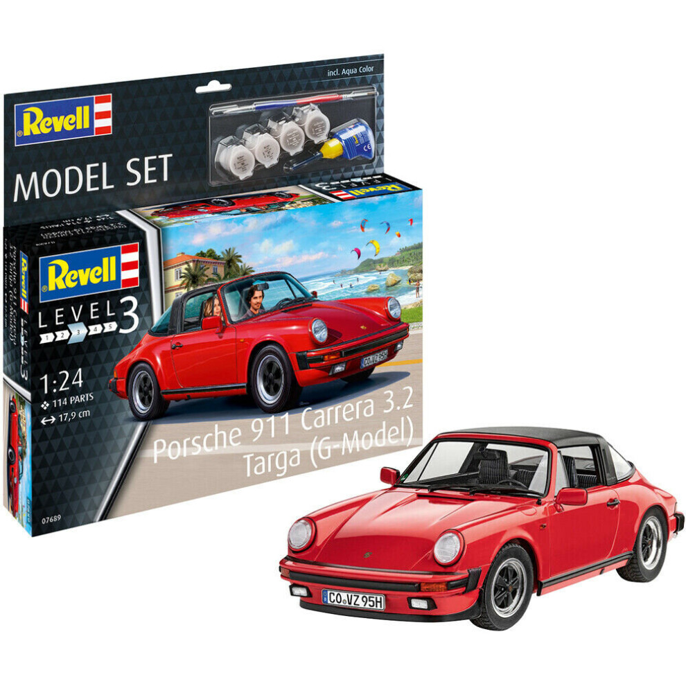 Revell 67689 Porsche 911 Carrera Targa (G-Model) 1:24 Model Kit