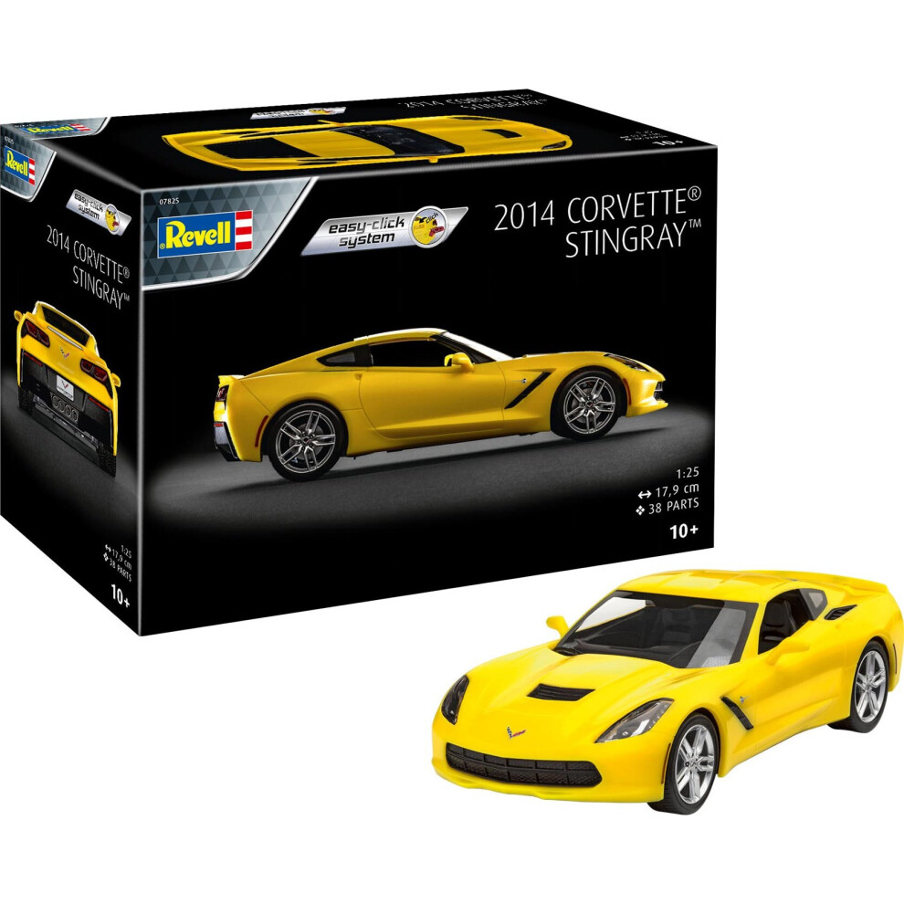 Revell 07825 2014 Corvette Stingray Easy Click 1:25 Model Kit