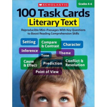 Scholastic 1591708 100 Task Cards - Literary Text