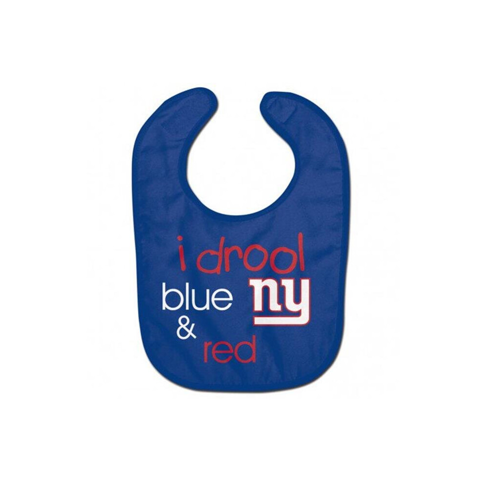 New York Giants Baby Bib All Pro Style I Drool Design Special Order Wincraft