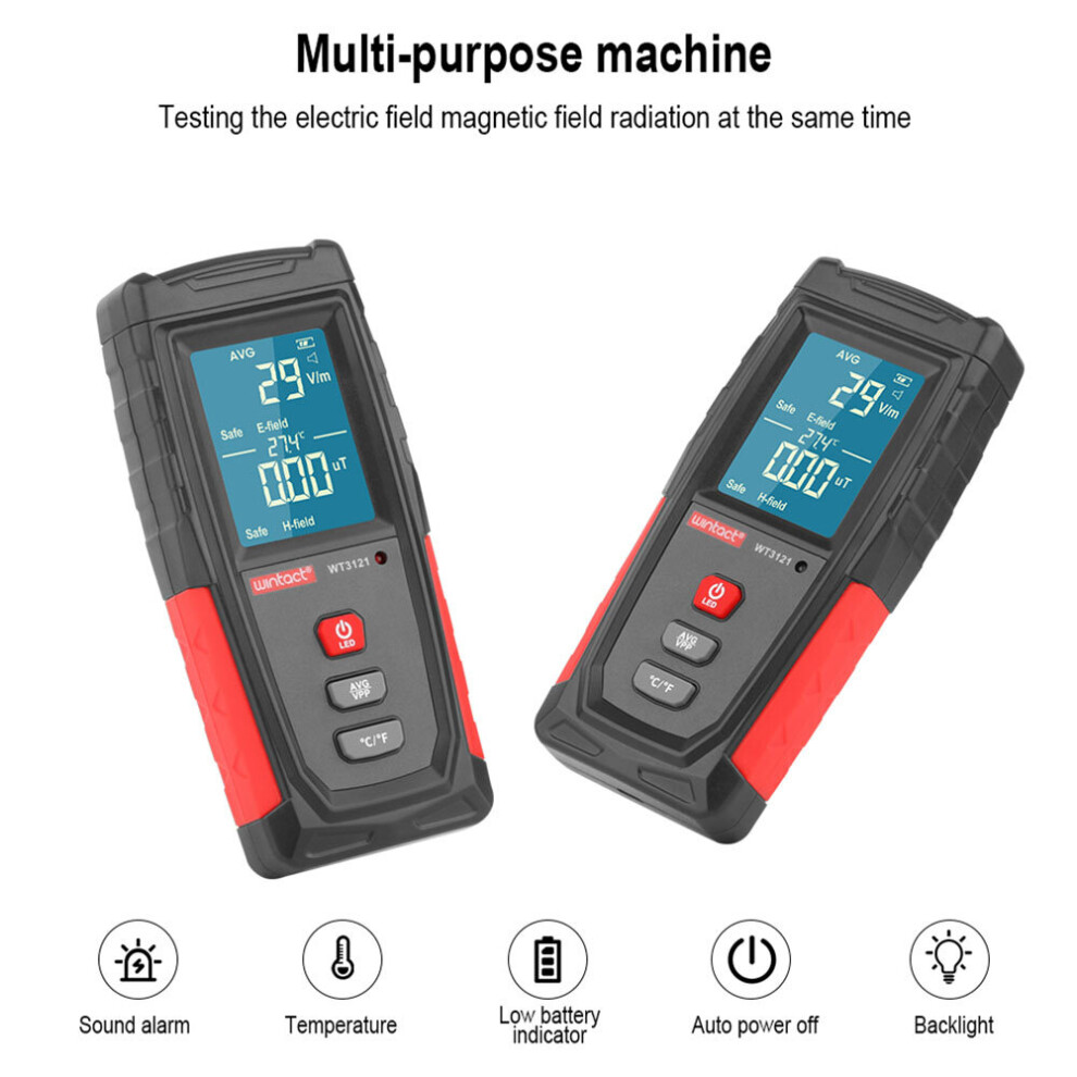 Electromagnetic Field Radiation Detector Tester 6198243347632