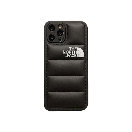 (Black, iPhone 13 pro) The North Face Winter Down Jacket Phone Cases For iPhone 11/12/13 Pro Max X XS