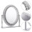 Living And Home Dimmable Led Light Crystal Hollywood Makeup Mirror 5