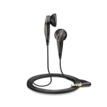 (black) Sennheiser MX 375 Black In-Ear Headphones Stereo Earbuds Deep Bass HD Earphones