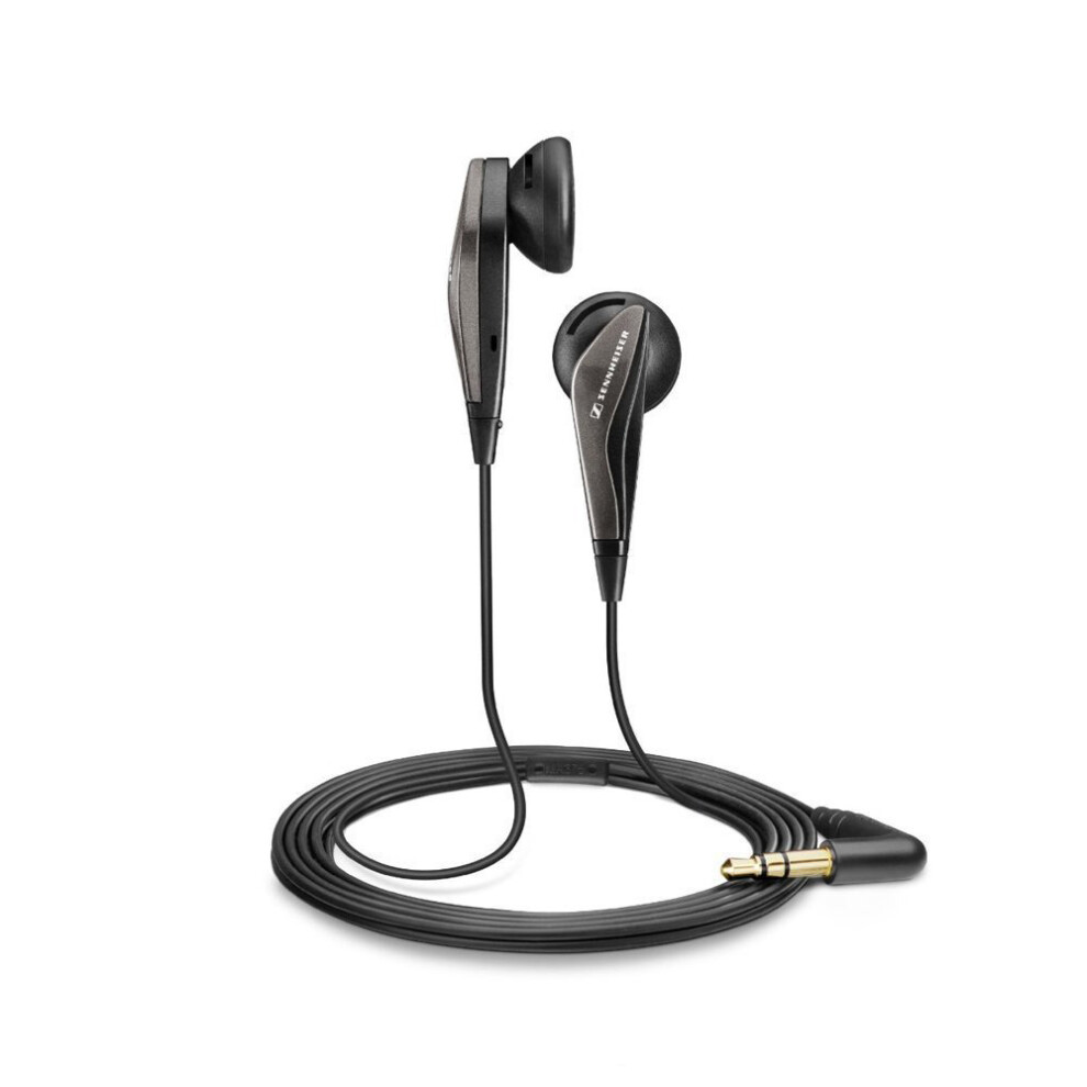 (black) Sennheiser MX 375 Black In-Ear Headphones Stereo Earbuds Deep Bass HD Earphones
