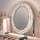 Living And Home Dimmable Led Light Crystal Hollywood Makeup Mirror 1
