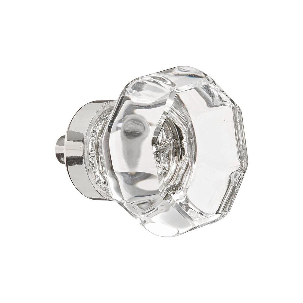 Emtek 86011Us14 Old Town Clear 1.25 In. Cabinet Knob, Bright Nickel 738505027375
