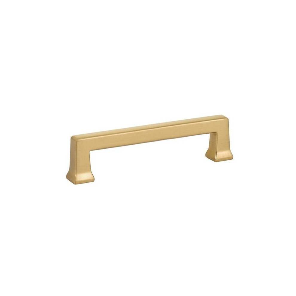 Emtek 86479Us4 12 In. Center To Center Alexander Cabinet Pull, Satin Brass 738505017116