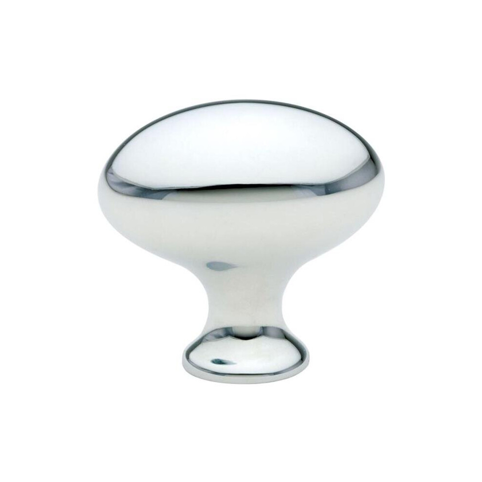 Emtek 86016Us26 Egg 1.25 In. Cabinet Knob, Bright Chrome 738505027818