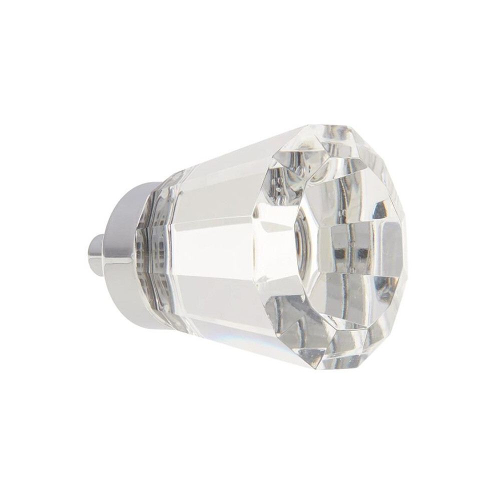 Emtek 86397Us26 Brookmont 1.25 In. Cabinet Knob, Bright Chrome 738505016485