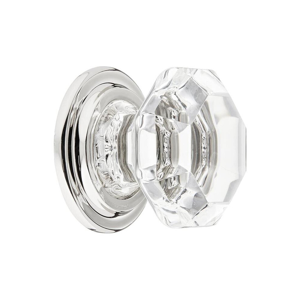 Emtek 86028Us14 Old Town Clear 1.75 In. Cabinet Knob, Bright Nickel 738505027931