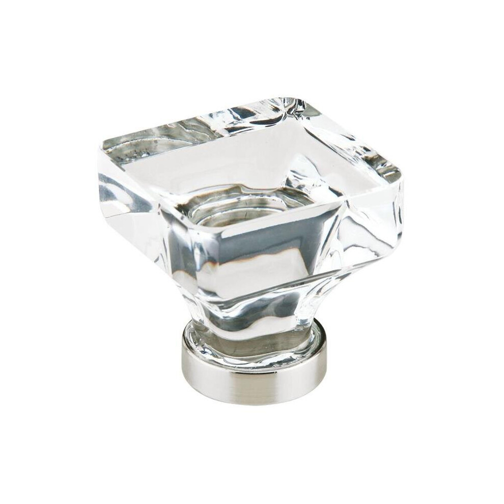 Emtek 86403Us15 1.375 In. Square Cabinet Knob, Satin Nickel 738505016874