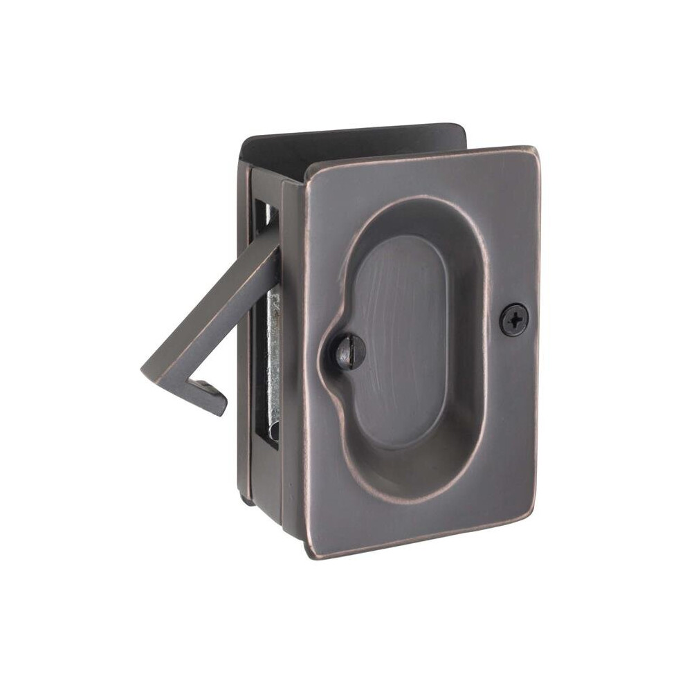 Emtek 2101Us3 Passage Pocket Door Lock, Lifetime Brass 738505040046
