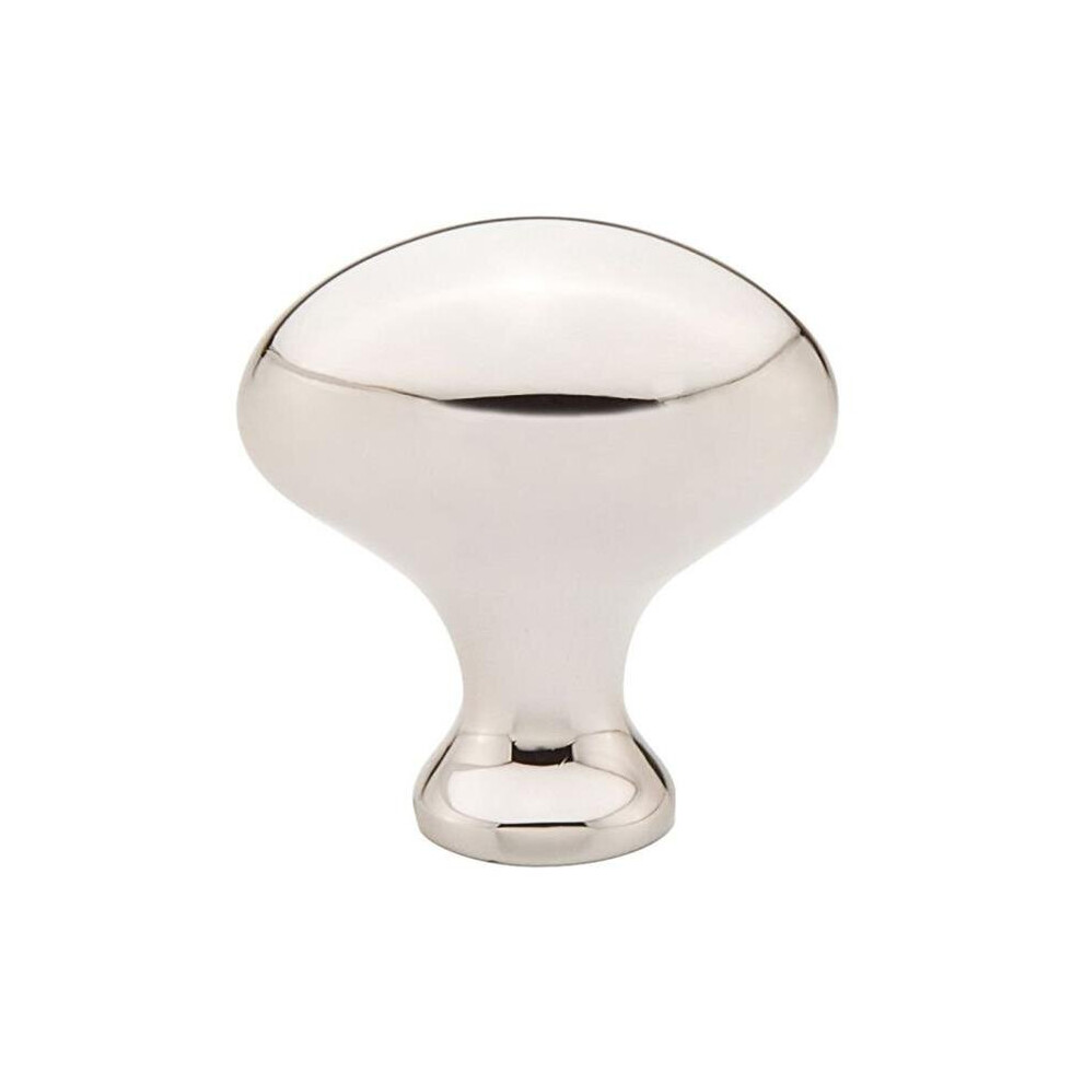 Emtek 86016Us14 Egg 1.25 In. Cabinet Knob, Bright Nickel 738505027771