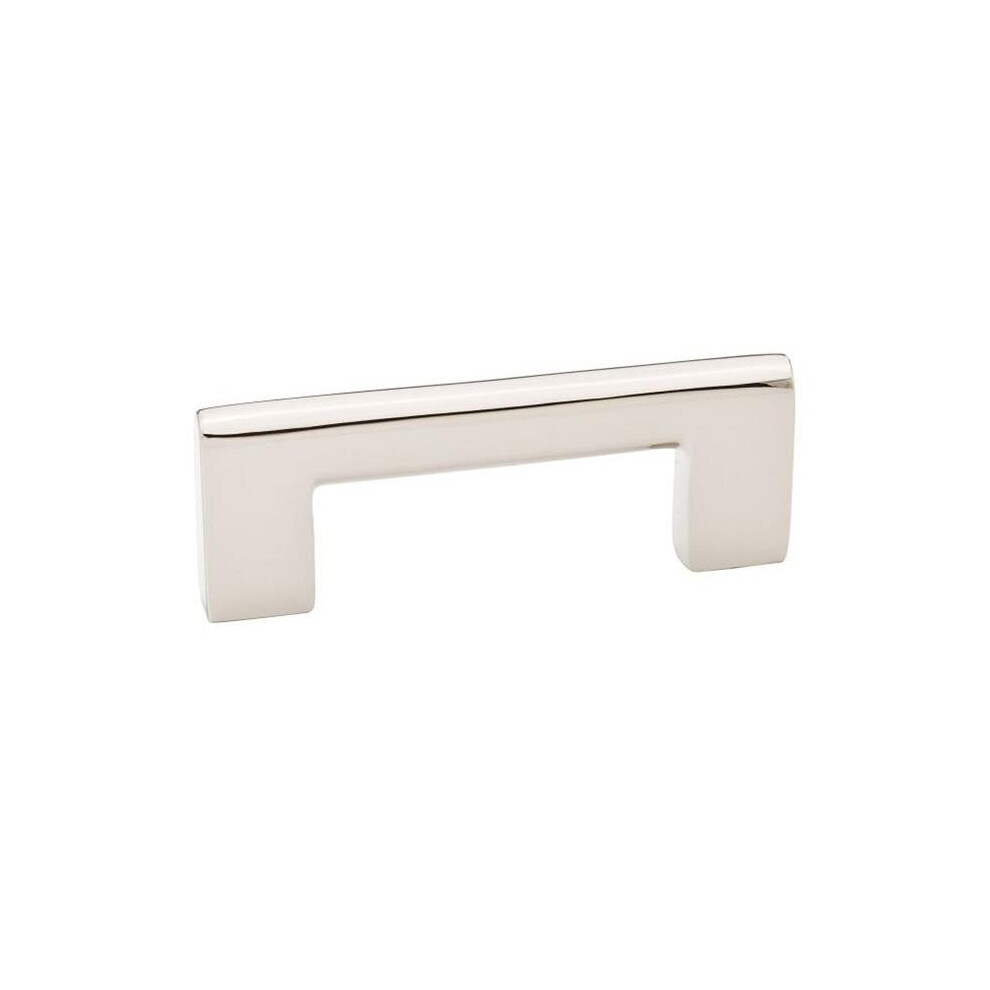 Emtek 86163Us14 4 In. Center To Center Trail Cabinet Pull, Bright Nickel 738505017451