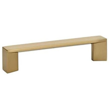 Emtek 86266US4 6 in. Center to Center Trinity Door Pull, Satin Brass