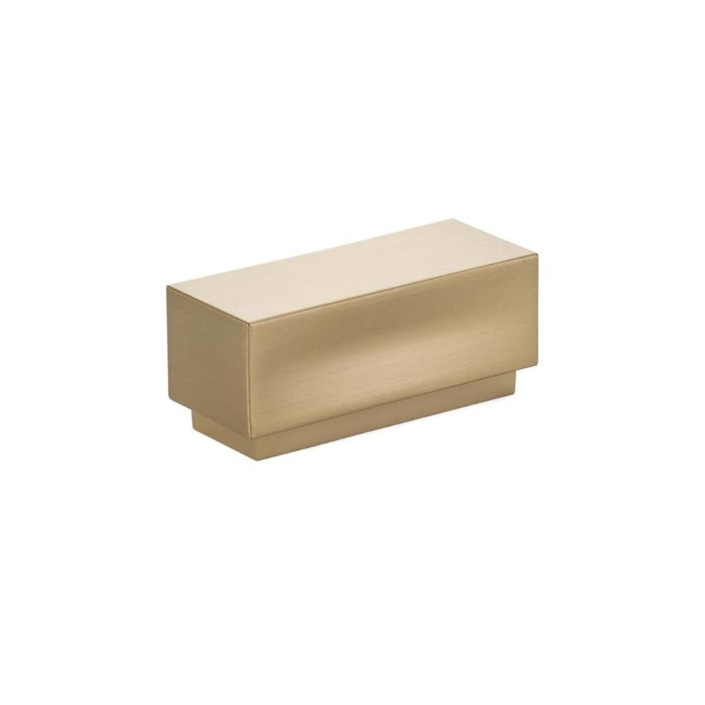 Emtek 86447Us4 1 In. Center To Center Cinder Cabinet Knob, Satin Brass - 2.25 In. 738505026316
