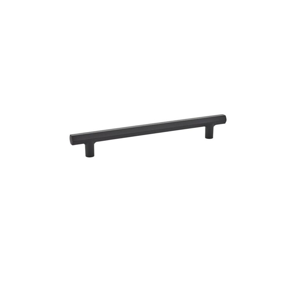 Emtek 86462Us19 8 In. Mod Hex Pull, Flat Black 738505020468