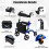 Gymax 2-in-1 Rollator Walker Foldable Aluminum Alloy Mobility Walking Aid 7